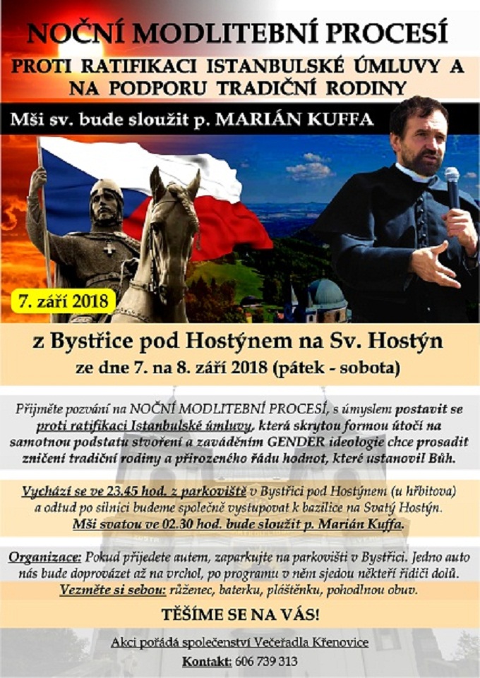 Noční procesí - Hostýn